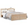 vidaXL Cadre de lit avec t&ecirc;te de lit sans matelas 150x200 cm