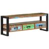 vidaXL Meuble TV 120x30x45 cm Bois massif de récupération