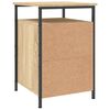 vidaXL Table de chevet ch&ecirc;ne sonoma 40x42x60 cm bois d'ing&eacute;nierie