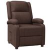 vidaXL Fauteuil inclinable Marron Similicuir