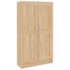vidaXL Biblioth&egrave;que Ch&ecirc;ne sonoma 82,5x30,5x150 cm Bois d&rsquo;ing&eacute;nierie