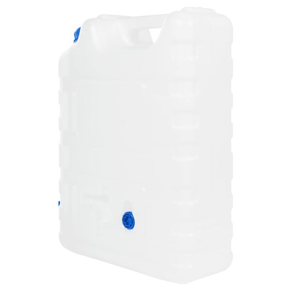 vidaXL R&eacute;servoir d'eau avec robinet transparent 20 L plastique