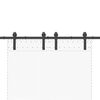 vidaXL Kit de quincaillerie de porte coulissante 183 cm Acier Noir