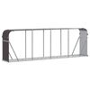 vidaXL Porte-b&ucirc;ches marron 300x45x100 cm acier galvanis&eacute;
