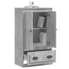 vidaXL Buffet haut gris b&eacute;ton 60x35,5x103,5 cm bois d'ing&eacute;nierie