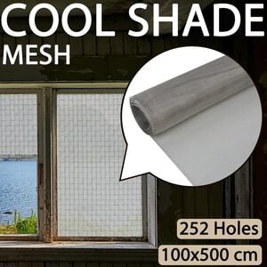 vidaXL &Eacute;cran en treillis Acier inoxydable 100x500 cm Argent&eacute;