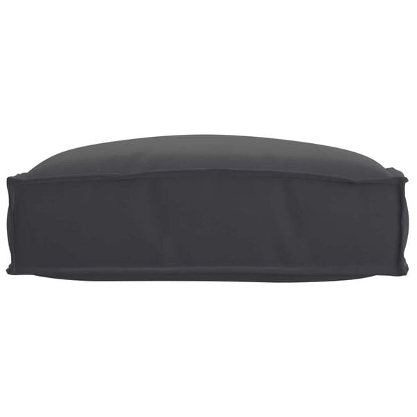 vidaXL Coussin Noir 50 x 50 x 12 cm Tissu Oxford