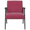 vidaXL fauteuil Bordeaux 59 x 75 x 78 cm Velours