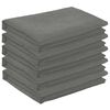 vidaXL Tissu de Table 5 pc Rectangulaire Gris clair 140 x 260 cm