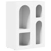 vidaXL Buffet ELST Blanc 59 x 35 x 80,5 cm Bois d'ing&eacute;nierie