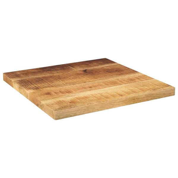 vidaXL Dessus de table 60x60x1,5 cm carr&eacute; bois massif de manguier brut