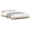 vidaXL Cadre de lit Marron 135 x 190 cm Pin massif