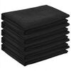 vidaXL Tissu de Table 5 pc Carr&eacute; Gris fonc&eacute; 110 x 110 cm