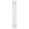 vidaXL Pieds de table de bar Blanc 2 pi&egrave;ces 50 x (110-111) cm Acier