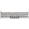 vidaXL Cadre de lit sans matelas sonoma gris 75x190 cm