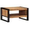 vidaXL Table basse 70x50x38 cm bois massif acacia