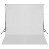 vidaXL Kit de studio photo avec &eacute;clairage toile de fond et r&eacute;flecteur