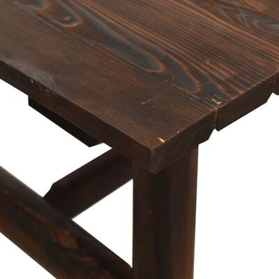 vidaXL Table basse 90x50x41 cm bois massif d'épicéa