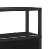 vidaXL T&ecirc;te de lit de rangement Ch&ecirc;ne noir 135 cm Bois d'ing&eacute;nierie