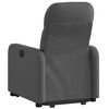 vidaXL Fauteuil inclinable Gris foncé Tissu
