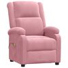 vidaXL Fauteuil &eacute;lectrique de massage Rose Velours