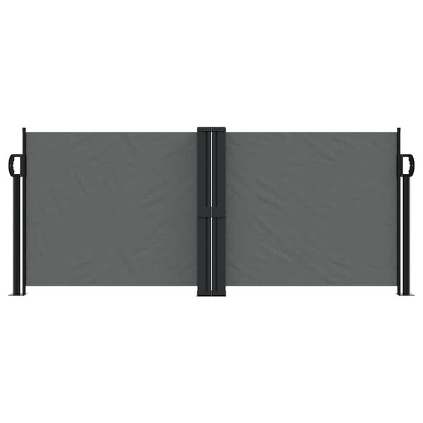 vidaXL Auvent lat&eacute;ral r&eacute;tractable anthracite 100x600 cm