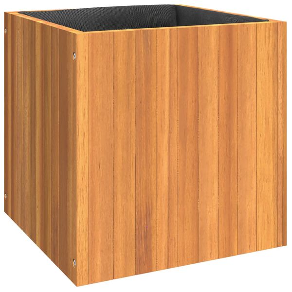 vidaXL Jardini&egrave;re 45x45x45 cm bois massif d'acacia