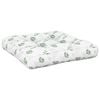 vidaXL Coussin de palette motif de feuilles 50x50x12 cm tissu
