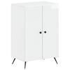 vidaXL Cabinet &agrave; chaussures BREDA 59,5 x 39,5 x 90 cm Blanc brillant