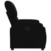 vidaXL Fauteuil inclinable Noir Tissu