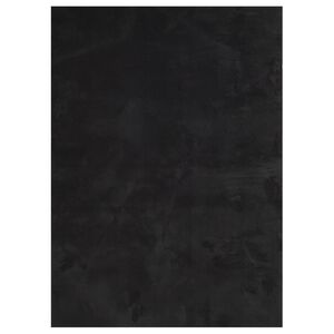 vidaXL Tapis HUARTE &agrave; poils courts doux et lavable noir 160x230 cm