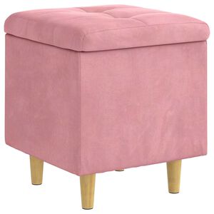 vidaXL Ottoman avec rangement 40 x 40 x 45 cm Velours