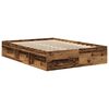 vidaXL Cadre de lit sans matelas vieux bois 120x190 cm bois ing&eacute;nierie