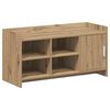 vidaXL Cabinet &agrave; chaussures 100 x 39,5 x 51 cm Bois d'ing&eacute;nierie