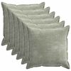 vidaXL Housse de coussin 6 pc HOUTEN Vert 70 x 70 cm Tissu Chenille