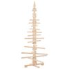 vidaXL Sapin de No&euml;l en bois pour d&eacute;coration 150 cm Bois de pin massif