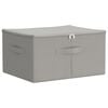 vidaXL Bo&icirc;te de rangement Tissu intiss&eacute; 43 x 34 x 23 cm 33,6 L Gris