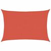 vidaXL Voile d'ombrage 160 g/m&sup2; Terre cuite 3x4 m PEHD