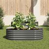 vidaXL Lit surélevé de jardin 160x80x44 cm Acier galvanisé Gris
