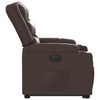 vidaXL Fauteuil inclinable &eacute;lectrique marron similicuir