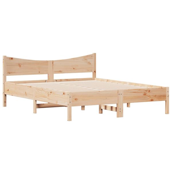 vidaXL Cadre de lit sans matelas 150x200 cm bois de pin massif