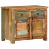 vidaXL Buffet 68x35x55 cm bois massif de r&eacute;cup&eacute;ration