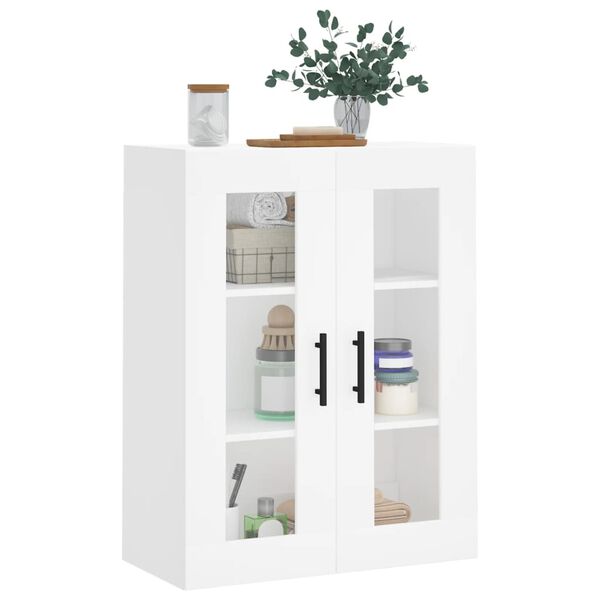 vidaXL Armoire murale blanc 69,5x34x90 cm