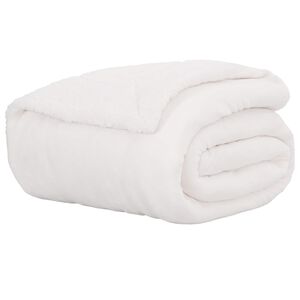 vidaXL plaid Blanc 150 x 200 cm 1.64 kg Polaire