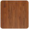 vidaXL Dessus de table carr&eacute; Marron fonc&eacute;40x40x1,5cm Bois ch&ecirc;ne trait&eacute;