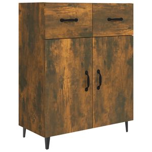 vidaXL Buffet ch&ecirc;ne fum&eacute; 69,5x34x90 cm bois d'ing&eacute;nierie