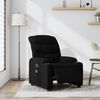 vidaXL Fauteuil de massage inclinable &eacute;lectrique Noir Tissu
