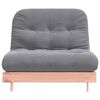 vidaXL Canap&eacute;-lit futon avec matelas 100x206x11 cm bois massif douglas