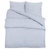 vidaXL Ensemble de housse de couette Gris 135x200 cm Coton