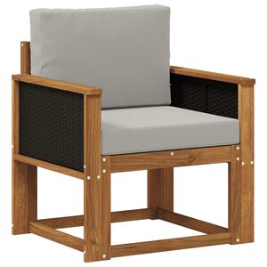 vidaXL Sofa de milieu ext&eacute;rieur Bois d'Acacia Massif Naturel